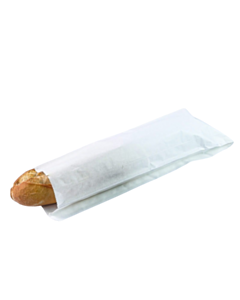 500 x 4 x 6 x 14" White Greaseproof (Scotchban) Satchel Paper Bags 