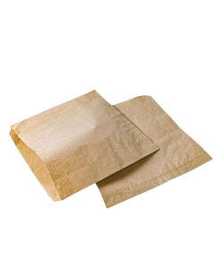 1000 x 8 x 8" Brown Greaseproof (Scotchban) Paper Bags 