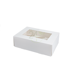 100 x Cupcake Boxes with 6 holes for cupcakes 