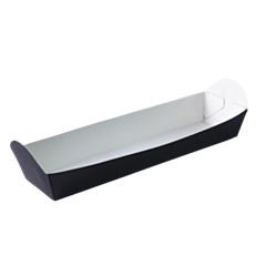 500 x Chefpac® Black Baguette Tray Recyclable