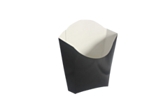 500 x Chefpac® Black Noir Chip Scoops Recyclable