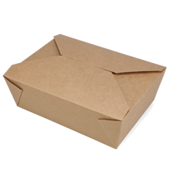 200 x Chefpac® 46oz No.8 Brown Food Takeaway Container Leakproof Boxes