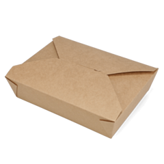 50 x Chefpac® 51oz No.2 Brown Food Takeaway Container Leakproof Boxes