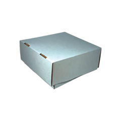 50 x 12x12x4" Cake Corrugated Box White