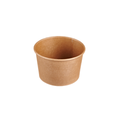 1000 x 6oz Kraft Portion Pot 