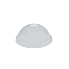100 x R-PET Domed Lid With Hole for 12/16oz cups