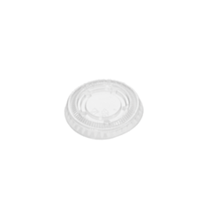 2500 x 1oz Pet Flat Clear Lid Recyclable