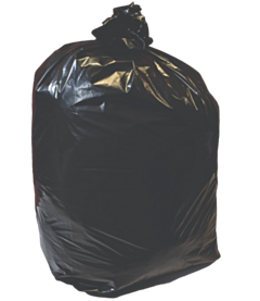 200 x 18kg Black compactor Bin Bag Recyclable
