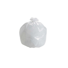1000 x CHSA Heavy Duty White Square Bin Liner 30ltr