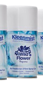 1 x Kleenmist Wild Flower Aerosol Air-freshener