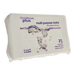 25 x 51 x 36cm Optima Plus Cloths - White 