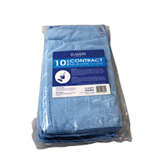10 x Blue Microfibre Cloth 