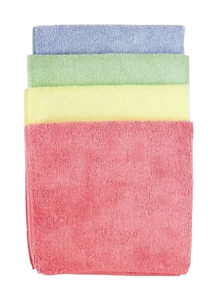 10 x Yellow Microfibre Cloth 