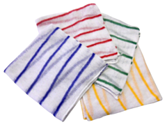 10 x Stockinette Blue dishcloth 