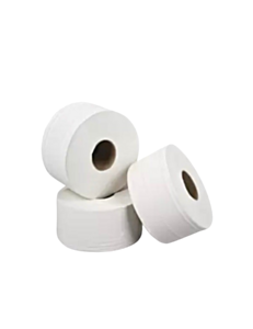 24 x 2ply White Micro Jumbo Toilet Roll 86mmx125m
