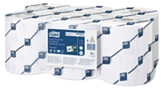6 x Tork Hand Towel Rolls 2ply Compostable