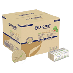 6000 x Lucart 2ply Dispenser Interfold Napkin Eco Natural