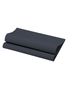 360 x Dunisoft 40x40cm Black Paper Napkins