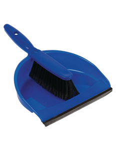 1 x Blue Dustpan & Brush 