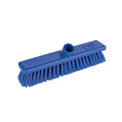 1 x 12" Blue Washable Broom - Soft Bristles 