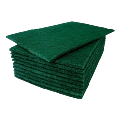 10 x 15x23cm Green Scouring Pads