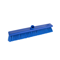 1 x 18" Blue Broom Head Soft Bristles