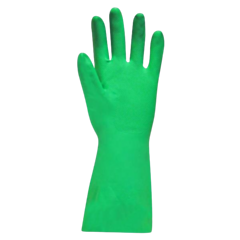 1 x Large 1 Pair Green Nitrile Gloves