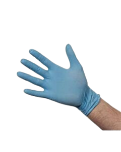100 x Extra Large Blue Nitrile Gloves Powder Free
