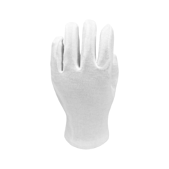 10 x Cotton Serving White Gloves