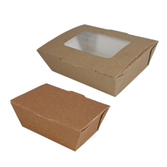 Envirobee® Takeaway Food Boxes With and Without Window