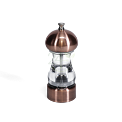 1 x 14cm Antique Copper & Acrylic Salt/Pepper Grinder 