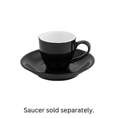 6 x Evolve Espresso Cup 7.5cl / 2 1/2 oz Nero