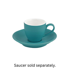 6 x Evolve Espresso Cup 7.5cl / 2 1/2 oz Teal