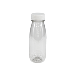 180 x 250ml Empty PET Bottles & White Lids - Recyclable