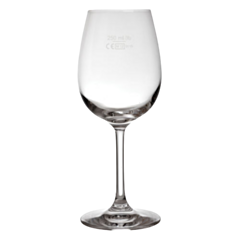 6 x Weinland Wine Stamped Glass 350ml LCE @ 250ml - 350ml - 195.5mm H