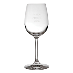 6 x Weinland Wine Stamped Glass 290ml - 190mm H Dual @ 125 175ml