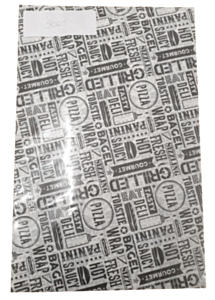 1000 x 245x375mm Gourmet Grill Design Printed Greaseproof Sheets