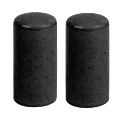 6 x Graphite Pepper Pot 10cm/4"