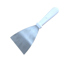 1 x Griddle Scraper White Handle