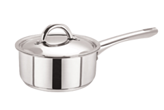 1 x Stainless Steel Saucepan & Lid 20cm