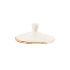 6 x Spare Tea Pot Lid Oatmeal