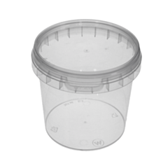 415 x 365ml Round Tamper Evident Container & Lids Recyclable