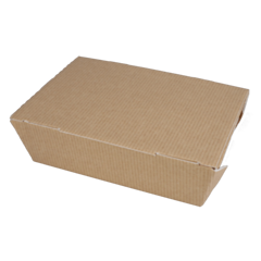 120 x 1200ml Large Food to Go Takeaway Taste Boxes - No Window Recyclable