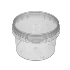 432 x 280ml Round Tamper Evident Container & Lids Recyclable