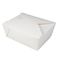 250 x Chefpac® 46oz No.8 White Food Takeaway Container Recyclable