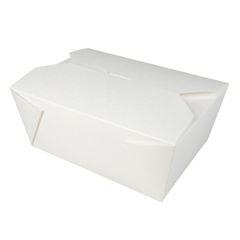 150 x Chefpac® 98oz No.4 White Food Takeaway Container Recyclable