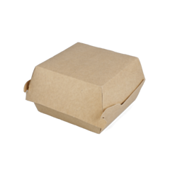 200 x Notpla Burger Box Clamshell 5" Brown