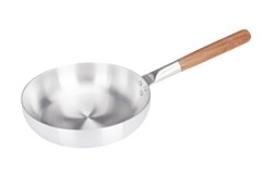 1 x 28cm Aluminium Medium Duty Frypan Wood Handle