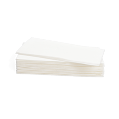 1000 x Luxury White Micro Embossed Bookfold Napkin 40cm