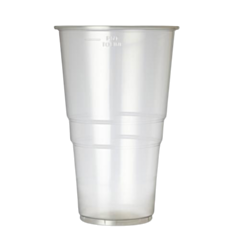 1000 x Flexy Plastic Pint Glasses - Pint to Line - CE Marked Recyclable